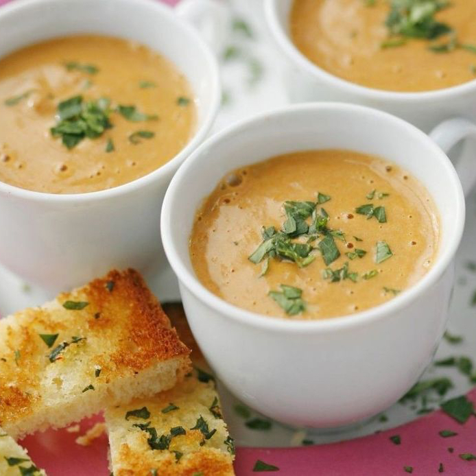 Sopa de mejillones con crema de curry - Mosselsoepje met kerrieroom